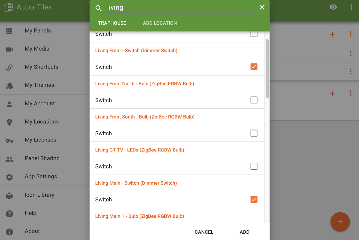 actiontiles add switches to tileset