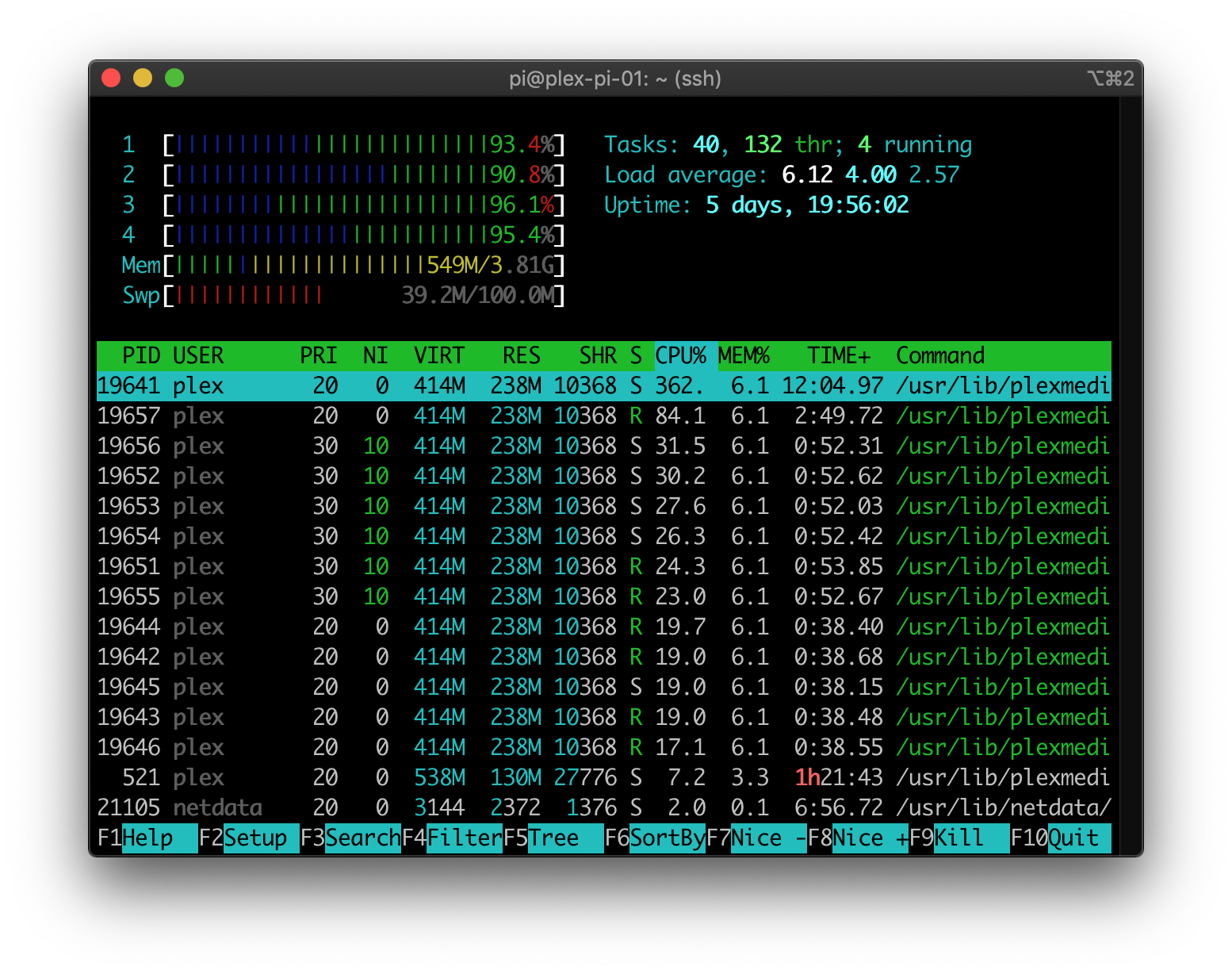 raspberry pi plex server