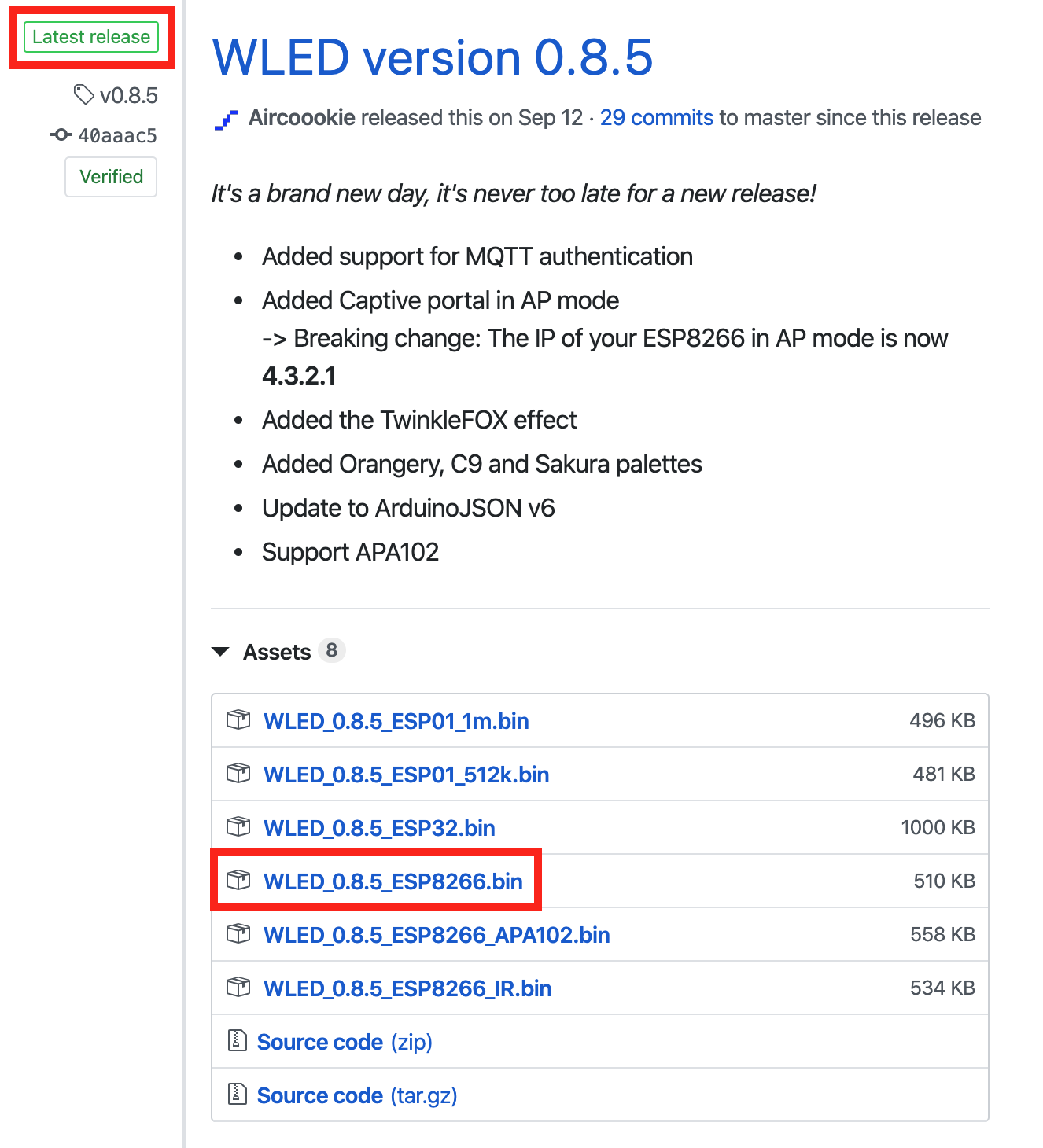 WLED Latest release