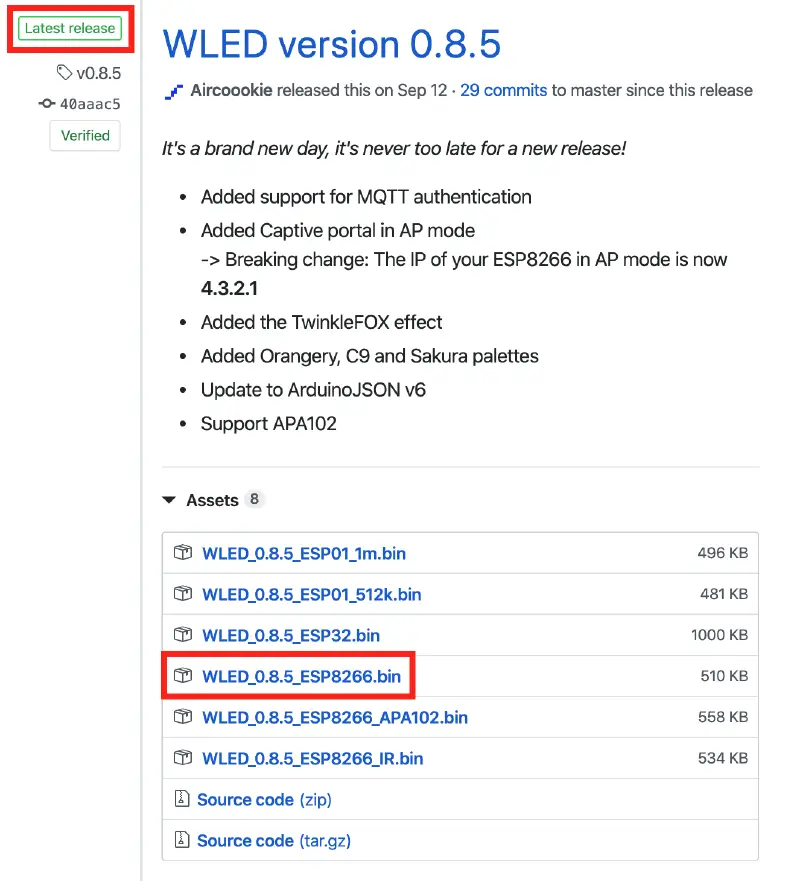 Getting Started With WLED on ESP8266 - tynick.com | AWS, Linux ...