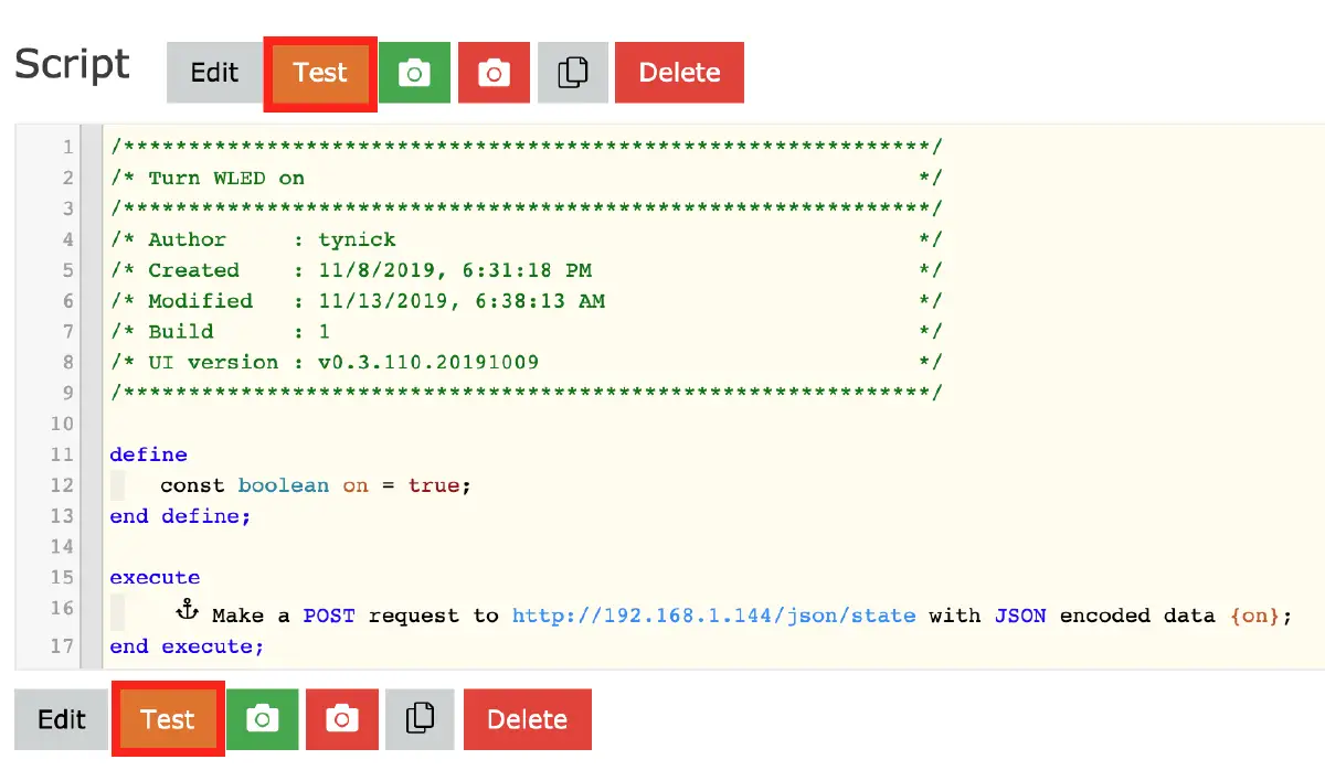 Automating WLED With SmartThings And webCoRE - tynick.com | AWS, Linux ...